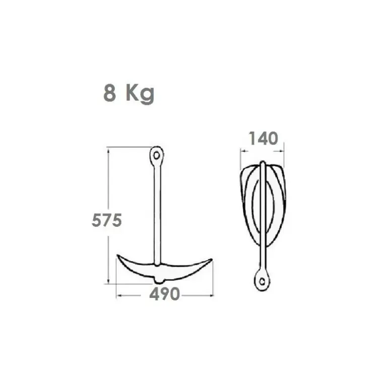 Hot Osculati Kit mouillage 8 Kg