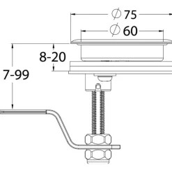 New Osculati Lève-plancher Cam Latch