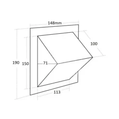 New Osculati Niche à encastrer pour nable
