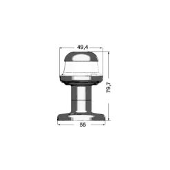 New Osculati Orions inox feu 360 sur hampe