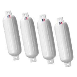 Hot Osculati Pack de 4 pare-battages OG4 | blanc