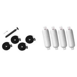 Hot Osculati Pack de 4 pare-battages OG4 | blanc