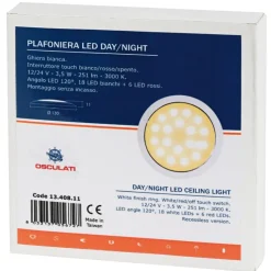 Online Osculati Plafonnier Day/night LED blanc+rouge