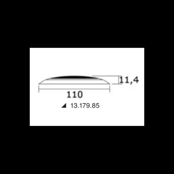 Best Osculati Plafonnier LED en inox sans encastrement