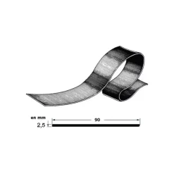 Online Osculati Profil en EPDM 90 x 2