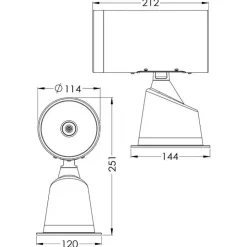 Outlet Osculati Projecteur inox 100 W