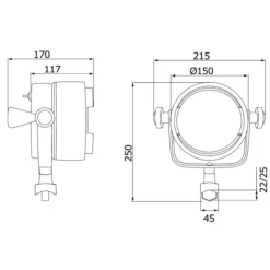 Online Osculati Projecteur Night Eye - version LED
