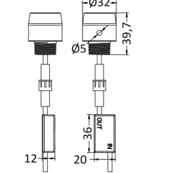 Outlet Osculati Projecteur sous-marin LED 12/24 V