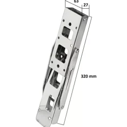 Osculati Équerre pliable inox