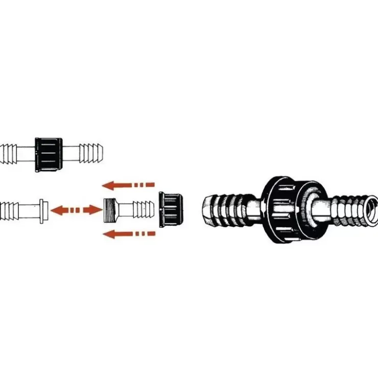 Osculati Raccord double cannelure