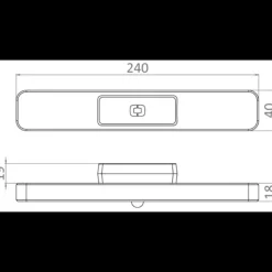 Online Osculati Réglette LED magnétique extérieur
