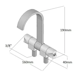 Clearance Osculati Robinet Style mélangeur