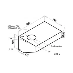 Osculati Réservoir 165 à 600 L