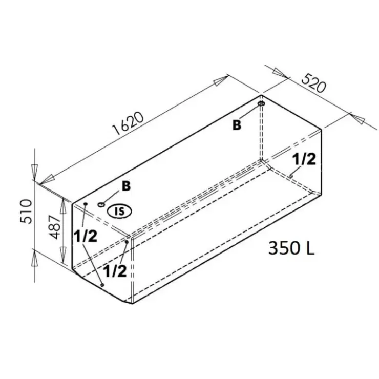 Osculati Réservoir 165 à 600 L