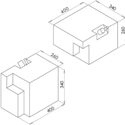 Outlet Osculati Réservoir compact + pompe 32L