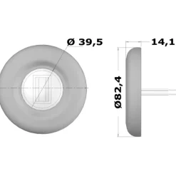 Best Osculati Sea-Dog feu LED vertical
