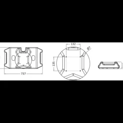 Hot Osculati Siège pêche bateau avec porte-canne