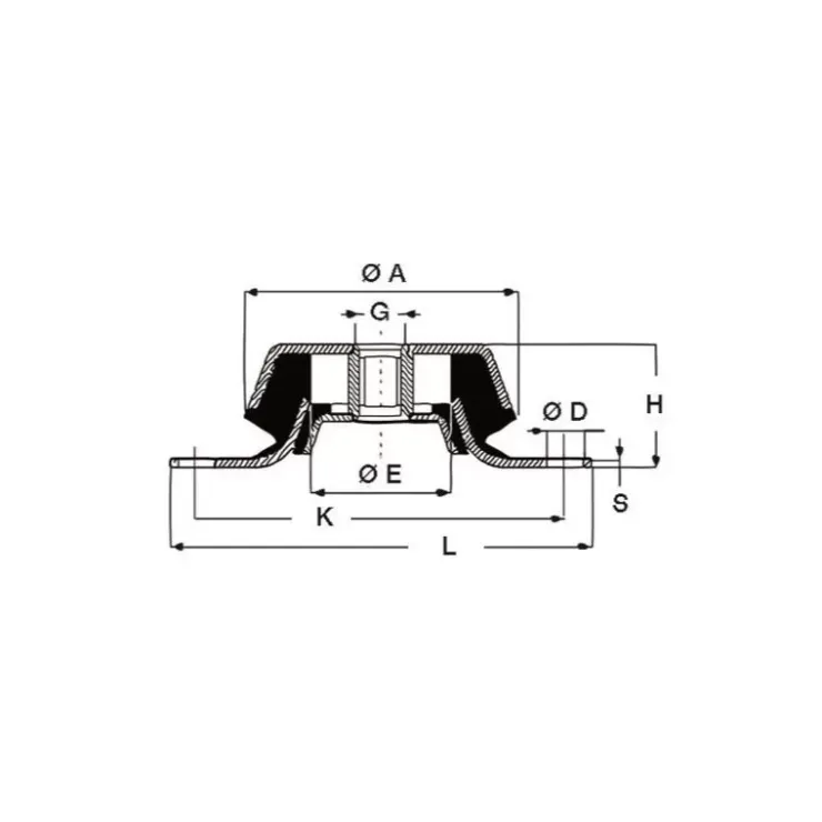 Online Osculati Silent Bloc Inox |Pour moteur 600 Kg
