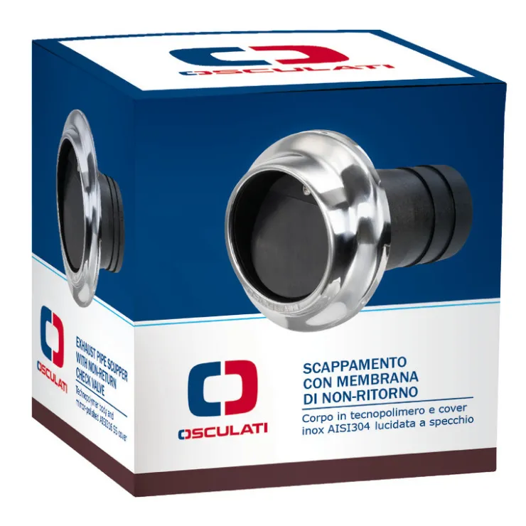 Sale Osculati Sortie d’échappement technopolymère et inox Ø 40 à 125