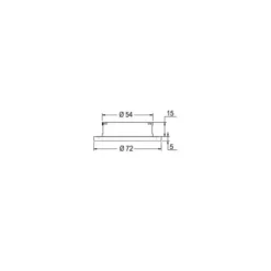 Osculati Spot Bos LED carré | Dimmable