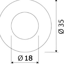 Osculati Spot de courtoisie LED à encastrer IP67