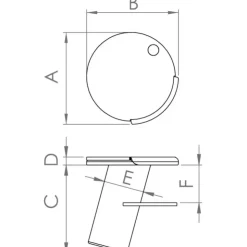 Clearance Osculati Support hampe flexible