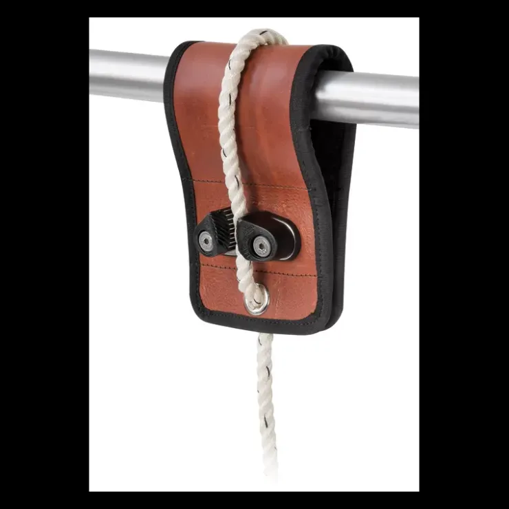 Outlet Osculati Support pare battage en cuire avec coinceur