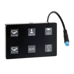 Outlet Osculati Tableau électrique tactile | 6 interrupteurs