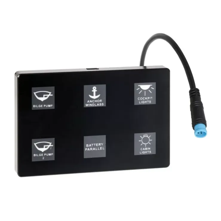 Outlet Osculati Tableau électrique tactile | 6 interrupteurs
