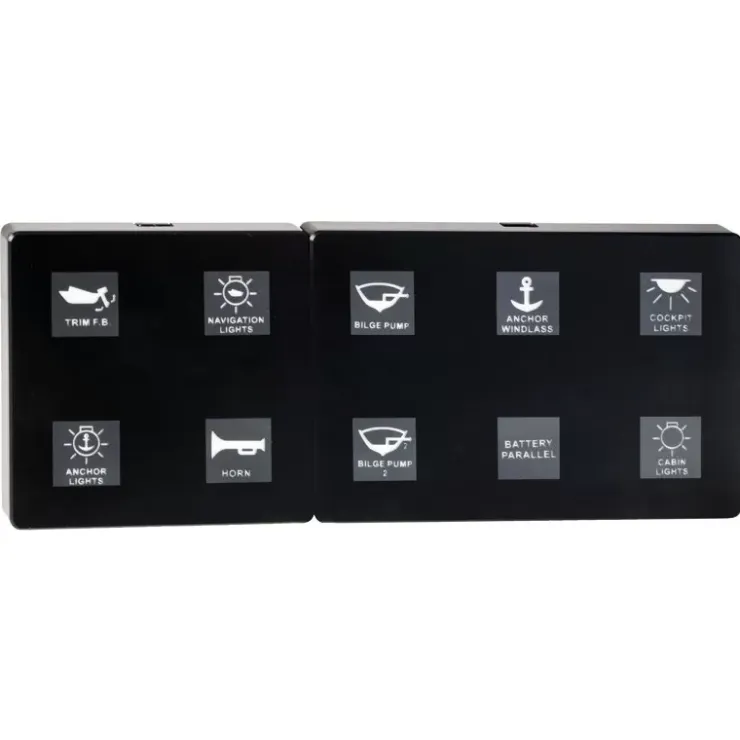 Outlet Osculati Tableau électrique tactile | 6 interrupteurs