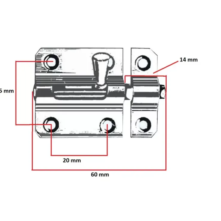 Discount Osculati Targette laiton