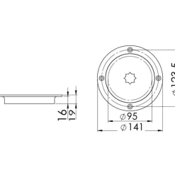 Sale Osculati Trappe ronde inox