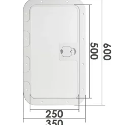 Clearance Osculati Trappe Splash-proob | Grise