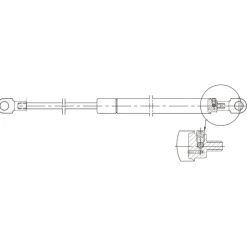 New Osculati Vérin inox puissance variable