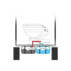 Outlet Osculati WC Compact Electriques 12/24V