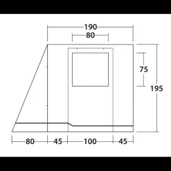 Online Outwell Backroads Awning Room | F45s F43Van / TO5200