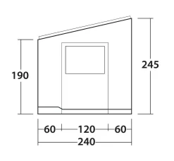 Clearance Outwell Sideroads awning rooms | Ducato