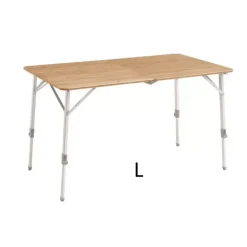Best Outwell Table pliante plateau plein bambou Custer S/M/L