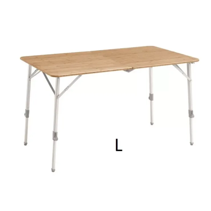 Best Outwell Table pliante plateau plein bambou Custer S/M/L