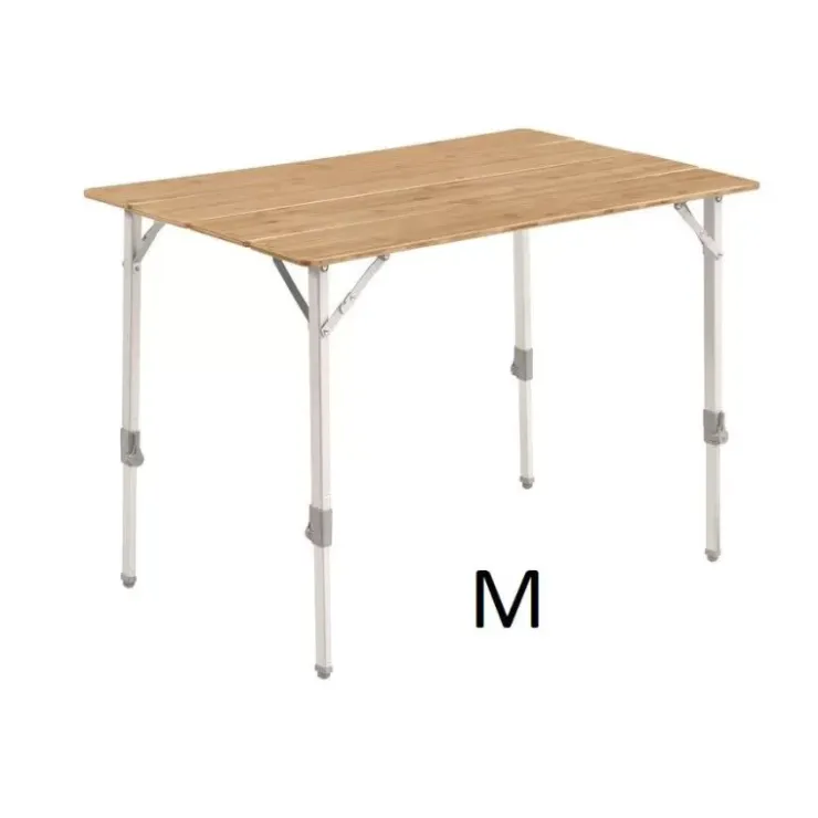Best Outwell Table pliante plateau plein bambou Custer S/M/L