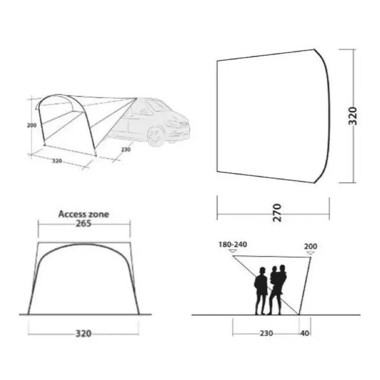 Sale Outwell Touring Canopy