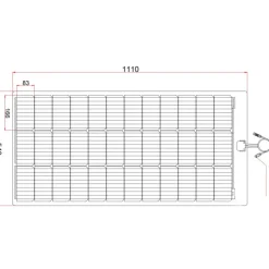 Sale Energie Mobile Panneau solaire souple PERC Flex 115 W | Connexion MC4