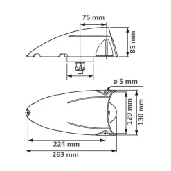 Plastimo Boite dorade profilée