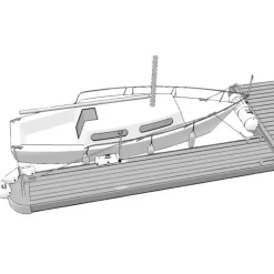 Outlet Plastimo Bumper 1/2 | ø 25 x 90 cm | gonflé