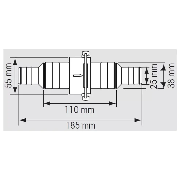 Discount Plastimo Clapet anti-retour ø 25 - 38 mm