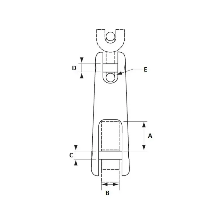 Best Plastimo Connecteur chaîne-ancre inox 2 axes