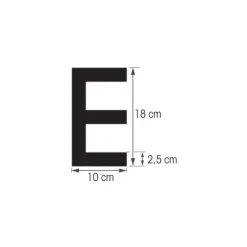 Clearance Plastimo Lettre blanche 180 mm pneumatique
