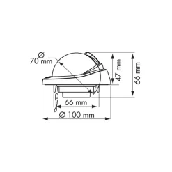 Best Plastimo Offshore 75 à encastrer | horizontal