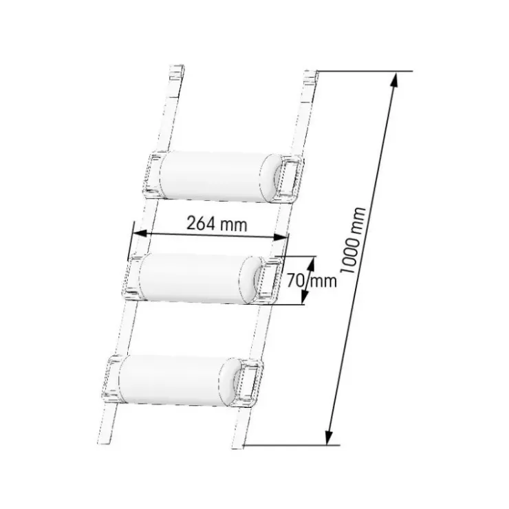 Clearance Plastimo Pare-battage demi-lune RIB