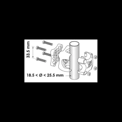Best Plastimo Plasticlip Support Antenne VHF/GPS